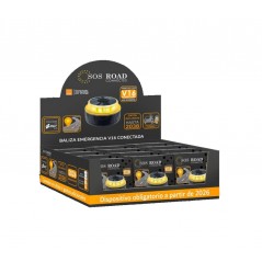 VARIOS Baliza luz de emergencia conectada y geolocalizada CONNECTED SOS ROAD V16 17915