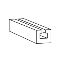 LAMPA u type truck curtain stopper 6MM 10U LAM97117