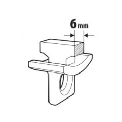 LAMPA u type truck curtain stopper 6MM 10U LAM97117