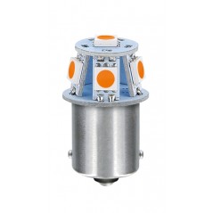 LAMPA Lampara led doble polaridad SERIES-6 SMDX1CHIP-(R5W)-BA15S NARANJA-24/28V LAM97565