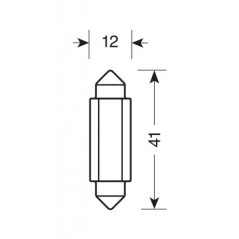 LAMPA Lampara led doble polaridad con resistencia incorporada SERIES 2 SMD 1 CHIP-12*41MM-SV8,5-8-ROJO-9/32V LAM97579