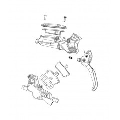 SRAM Leva freno aluminio (incluye pasador/casquillos) CODE BRONZE STEALTH C1 107840