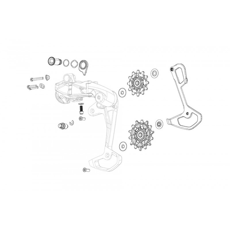 SRAM Kit jaula completa cambio RED XPLR AXS 108492