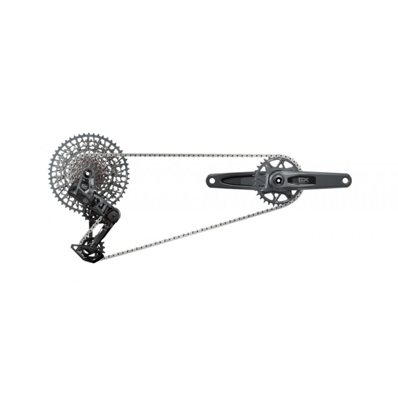 SRAM Wide dub pod direct mount electronic shifting group 175 mm 1x12v (10-52) GX T-TYPE EAGLE AXS 32T 107886