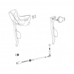 SRAM Right disc brake and shift lever kit APEX ETAP AX
S 107930