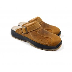 EUROROUTIER Premium leather work clogs TUCSON 09121EVAR
