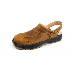 EUROROUTIER Premium leather work clogs TUCSON 09121EVAR