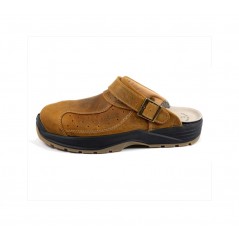 EUROROUTIER Premium leather work clogs TUCSON 09121EVAR