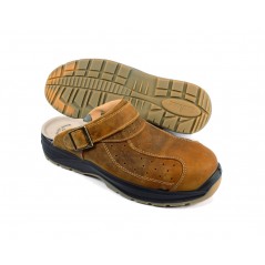 EUROROUTIER Premium leather work clogs TUCSON 09121EVAR