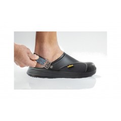 EUROROUTIER Work leather clog SLIPPER 09125AVAR