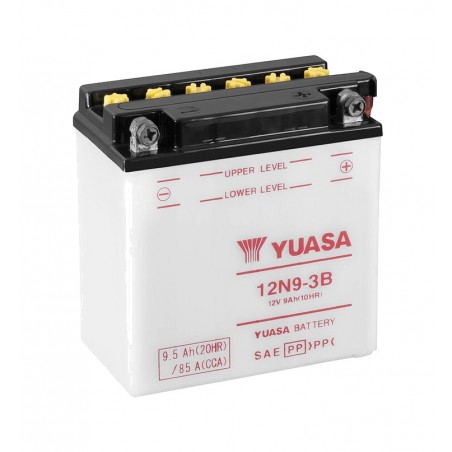 YUASA Battery with electrolyte 12N9-3B COMBIPACK 1113577