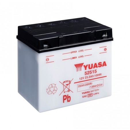 YUASA Battery with electrolyte 52515 COMBIPACK 1113581