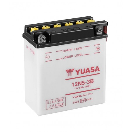 YUASA Batería con electrolito 12N5-3B COMBIPACK 1113582