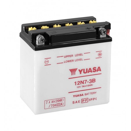 YUASA Battery with electrolyte 12N7-3B COMBIPACK 1113587