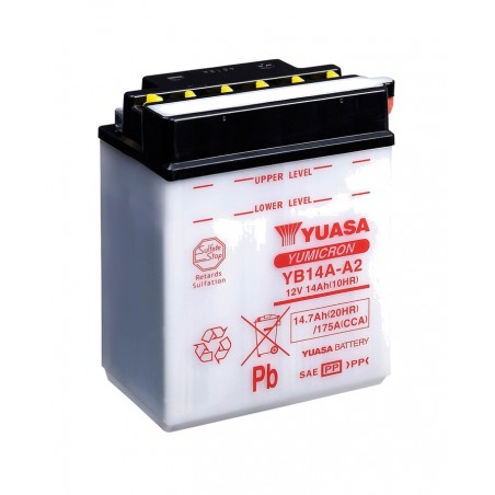 YUASA Batería con electrolito YB14A-A2 COMBIPACK 1113588