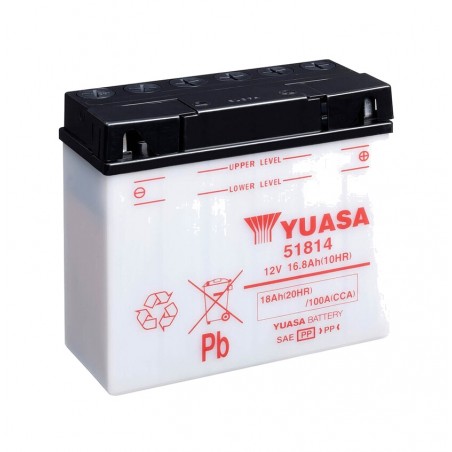 YUASA Batería con electrolito 51814 COMBIPACK 1113590