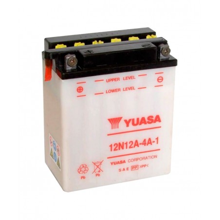 YUASA Batería con electrolito 12N12A-4A-1 COMBIPACK 1113593
