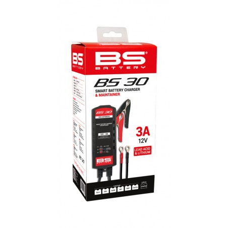 BS BATTERY Cargador de bateria inteligente BS30 - 12V 3A 1125496