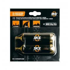 SKS Bottle cartridge with thread 16G SET FOR AIRBUSTER THREADED 2 PCS CO2 4002556636821