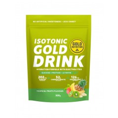 GOLD NUTRITION Bebida energética sabor tropical 500 G 5601607077744
