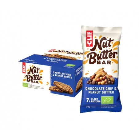 CLIF Chocolate Chip and Butter Energy Bar 12U PEPITAS DE Y MANTEQUILLA CA 722252869234