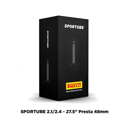 PIRELLI Cámara de aire para bicicleta PRESTA - 27.5" 2.1/2.4 48MM 8019227370317