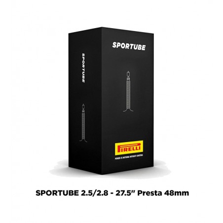 PIRELLI Cámara de aire para bicicleta PRESTA - 27.5" 2.5/2.8 48MM 8019227370331