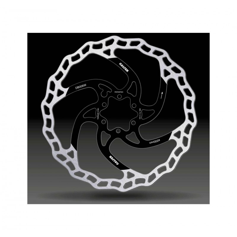 GALFER Bicycle brake disc Ø200MM X 1.80MM MTB 8400170061665