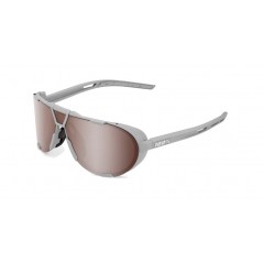100% BICYCLE GLASSES FOR CYCLING SPORTS WESTCRAFT HIPER CRIMSON MIRROR LENS SOFT TACT STONE GREY 841269182447