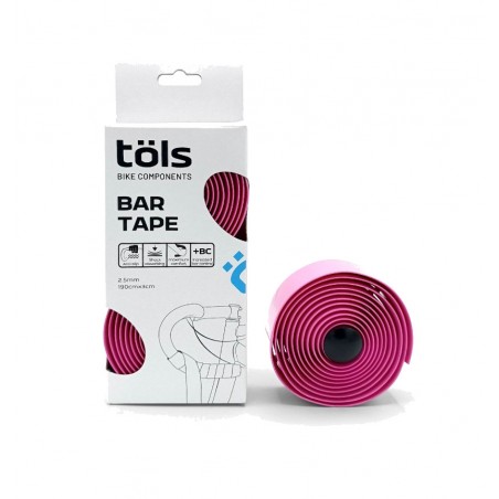 TÖLS HANDLEBAR TAPE BAR EN COLOR ROSA 8436577118350