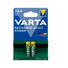 VARTA Set of small rechargeable batteries ready to use AAA POWER 156.00.69