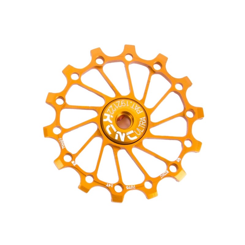 KCNC Roldana con rodamientos cerámicos 11/12V 14D ULTRA SRAM X-SYNC LONG TEETH NARROW/WIDE KCROCOTSCEOR14D