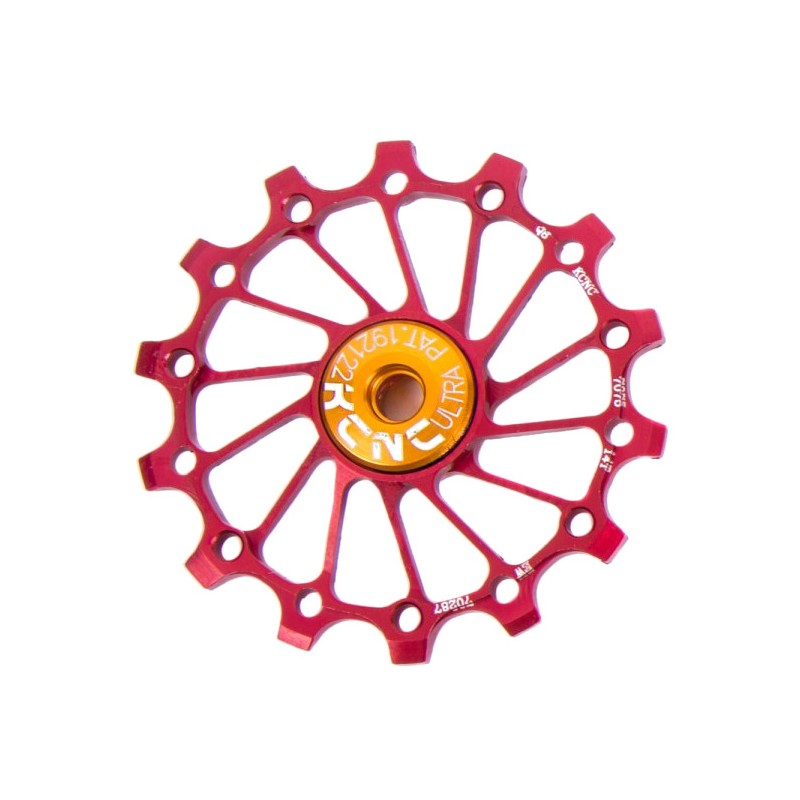 KCNC Roldana con rodamientos cerámicos 11/12V 14D ULTRA SRAM X-SYNC LONG TEETH NARROW/WIDE KCROCOTSCERJ14D