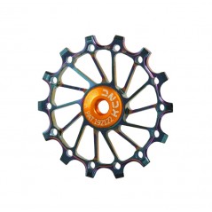 KCNC Roldana para cambio trasero 12V 14D ULTRA SRAM X-SYNC LONG TEETH NARROW/WIDE OIL SLICK KCROCOTSOI14D