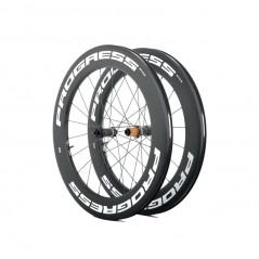 PROGRESS JUEGO DE RUEDAS CUBIERTA 12X100/12X142 SPACE DISC SHIMANO HG PGRUSPD80CJHGBL
