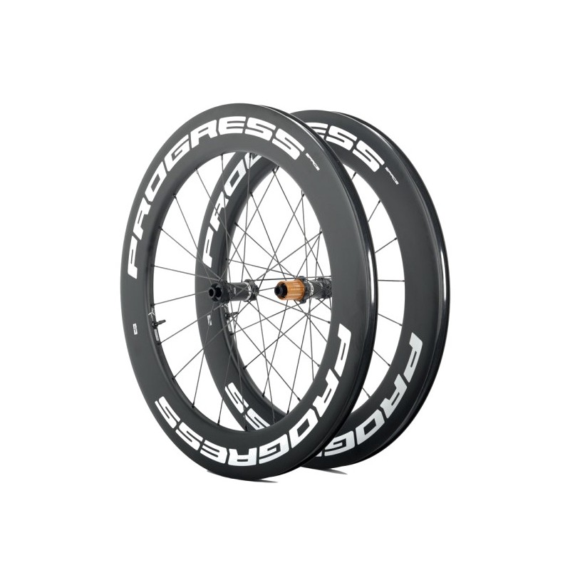 PROGRESS JUEGO DE RUEDAS CUBIERTA 12X100/12X142 SPACE DISC SHIMANO HG PGRUSPD80CJHGBL