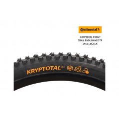 CONTINENTAL Tire for bicycle KRYPTOTAL FRONT TRAIL ENDURANCE TR 29X2,4 4019238074055