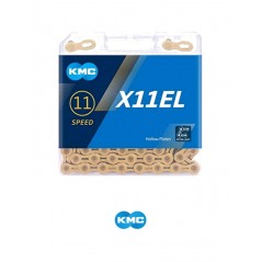 KMC Cadena para bicicleta X-11EL TI-N 11V 118 LINKS 234 G 4715575890241