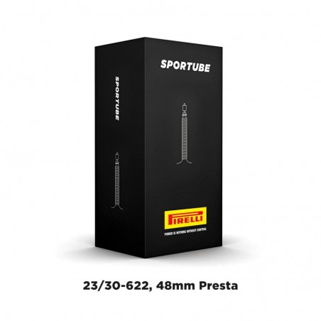 PIRELLI Cámara de aire para bicicleta PRESTA - 700 23/30-622 48MM 8019227409925