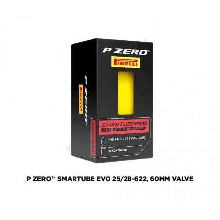 PIRELLI Cámara de aire 25/28-622 60MM VALVE SMARTUBE EVO 8019227436105