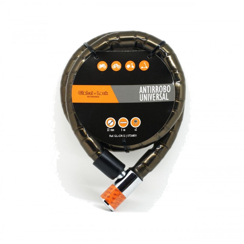GLOBAL-LOCK Antirrobo universal rotulas con llave de discos 22X1000 5726831
