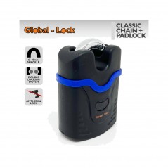 GLOBAL-LOCK Kit cadena + candado antirrobo 10X10X1500 CLASSIC PAD 5726958