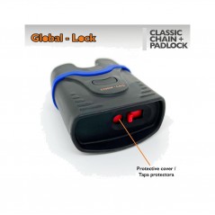 GLOBAL-LOCK Kit cadena + candado antirrobo 10X10X1500 CLASSIC PAD 5726958