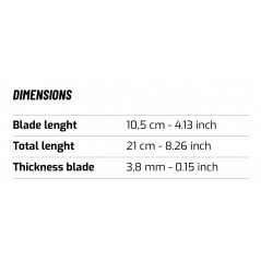 CRESSI DIVING KNIFE LIZARD BRC 559600