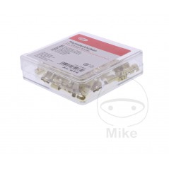 JMP Pack of 25 flat plug female cable connectors 2.5-6.0 6.3 MM ALTN: 1580249 158.08.38