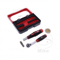 JMP Pack destornillador + carraca adaptador cabeza hexagonal/cuadrada 605.07.90