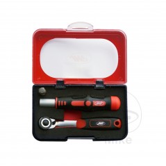 JMP Pack destornillador + carraca adaptador cabeza hexagonal/cuadrada 605.07.90