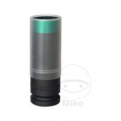 JMP Impact socket with steel ring 1/2 22 MM 605.07.60