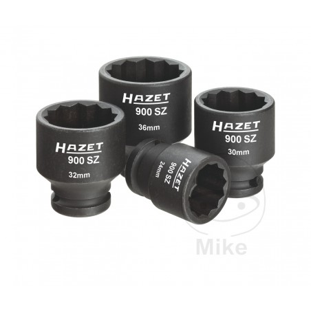 HAZET Set of 4 socket wrenches 605.93.56