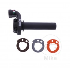 DOMINO Puño de acelerador + 4 soportes cable KRK EVO 729.04.76